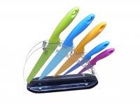 Color knife set with PP Handle