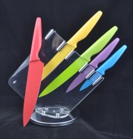 Color knife set with PP handle