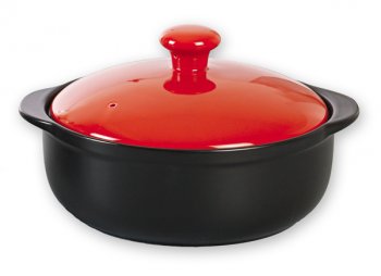 25cm Heat-resistant Clay Casserole