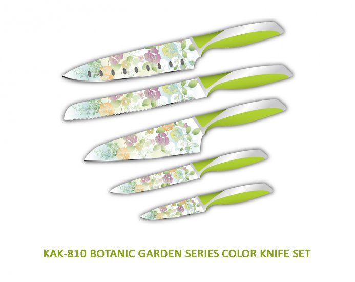 Decal color knife set with PP/TPR handle - Click Image to Close