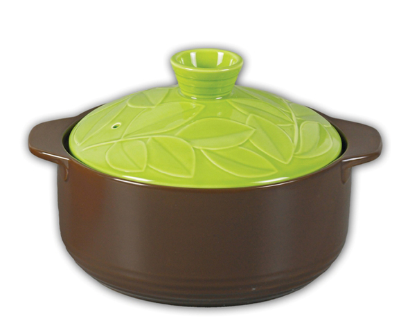 21cm Heat-resistant Clay Casserole - Click Image to Close