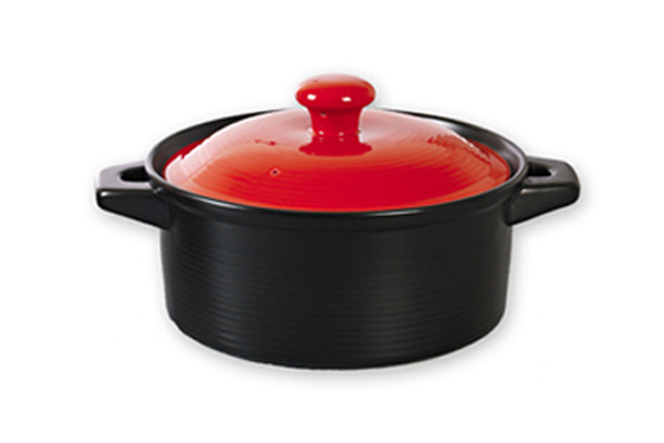 21cm Heat-resistant Clay Casserole - Click Image to Close