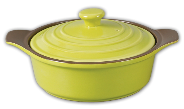 26cm Heat-resistant Clay Casserole - Click Image to Close