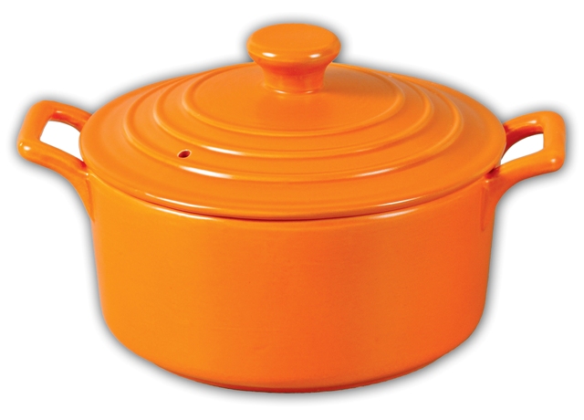 23cm Heat-resistant Clay Casserole - Click Image to Close