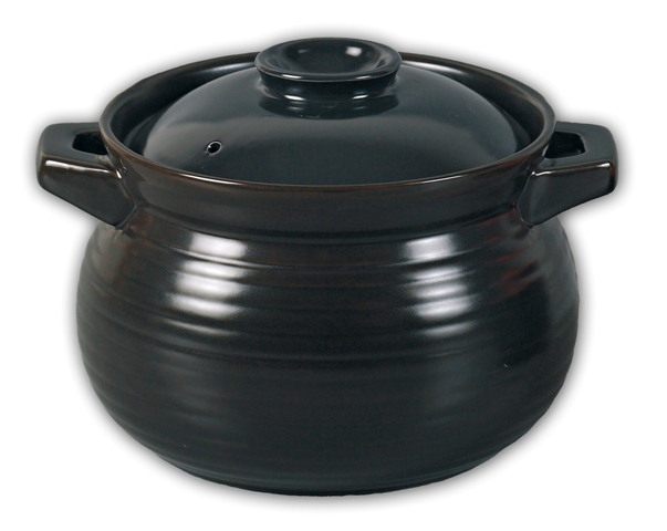 22cm Heat-resistant Clay Casserole - Click Image to Close